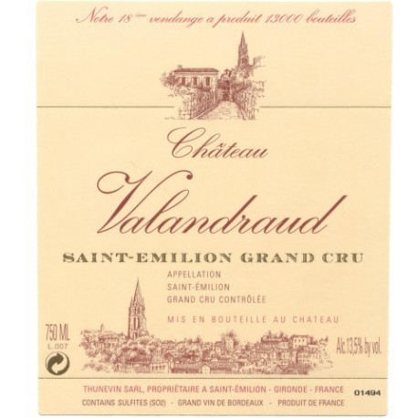 Château Valandraud 2014 Château Valandraud 2014