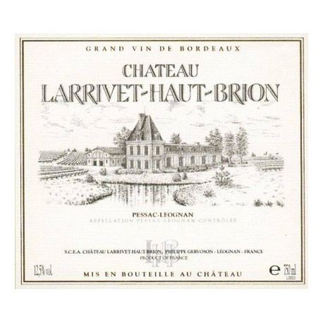 Ch. Larrivet Haut Brion Rge 2011 Ch. Larrivet Haut Brion Rge 2011